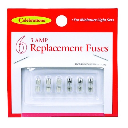 Replacement Fuses 6 Pc